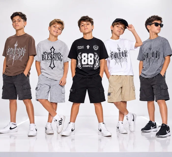 Remeras de Algodón Nene Oversise