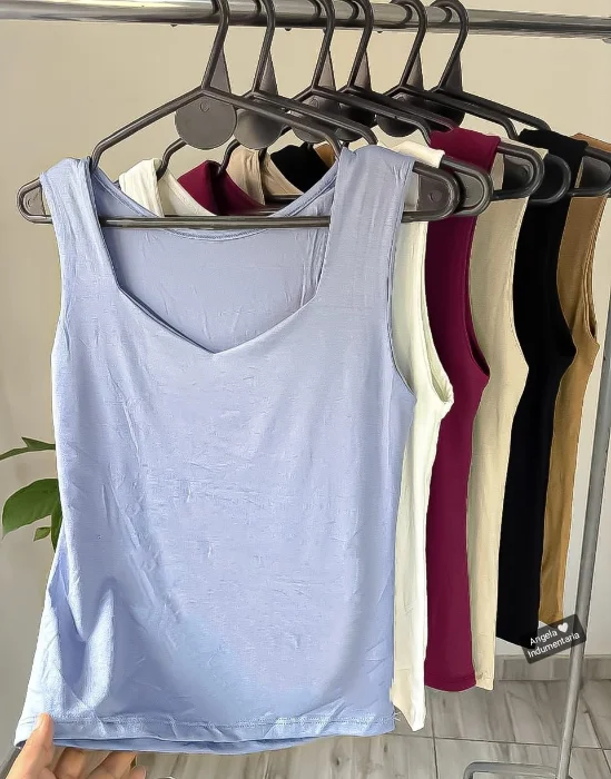 Musculosa Cuello Espejo Modal