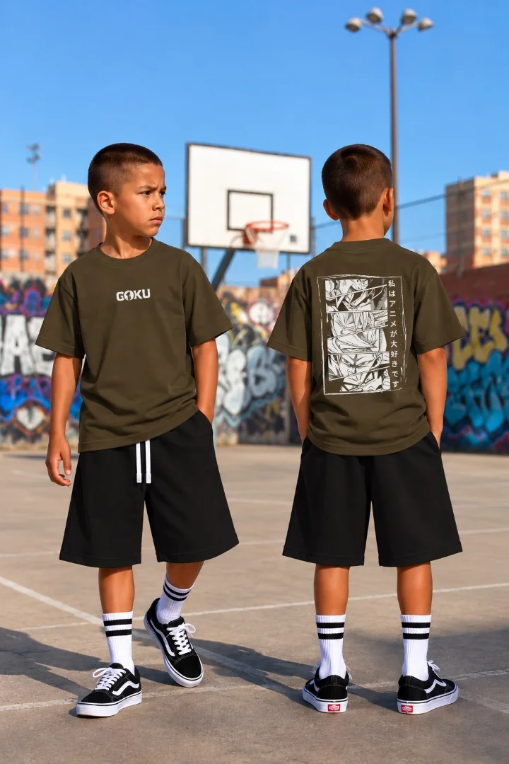 Remera Oversize Goku - Imagen 2