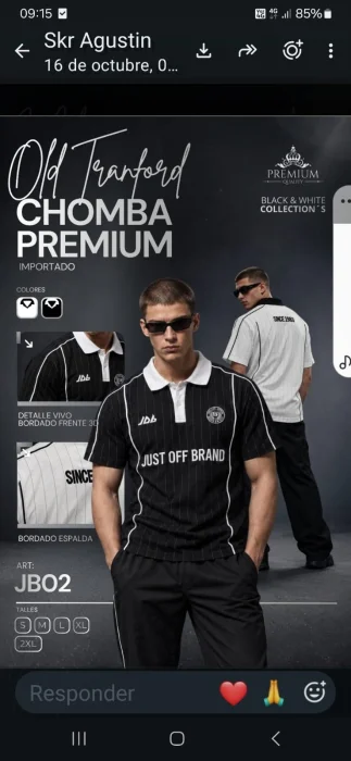 Remeras Importados