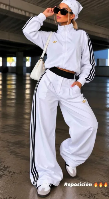 Conjunto White Adidasss Importado