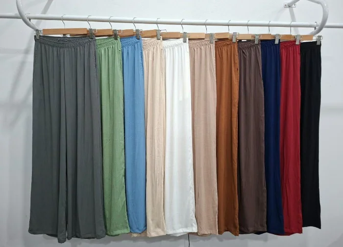 Palazzo Lino Spandex Talle Especial Mujer Verano Dama Pantalón Jogging Calza Bahiano