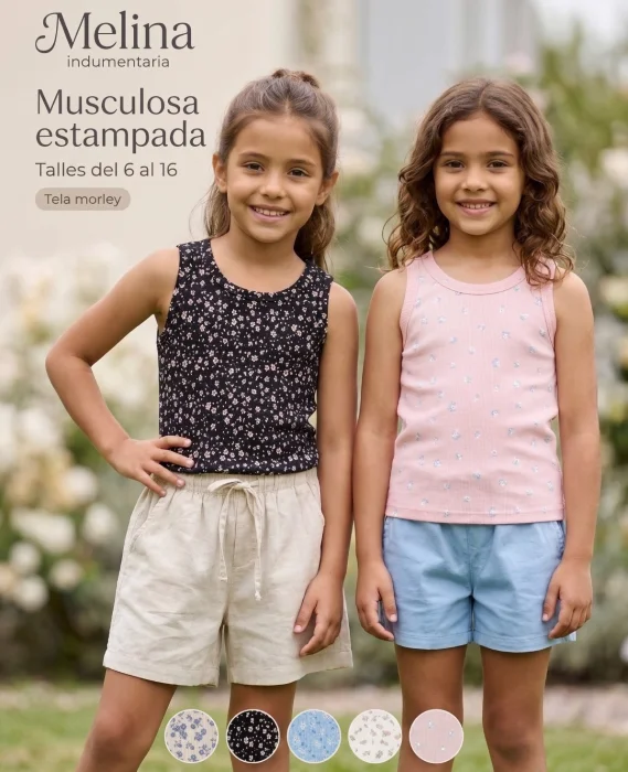 Musculosa Deportiva Estampada