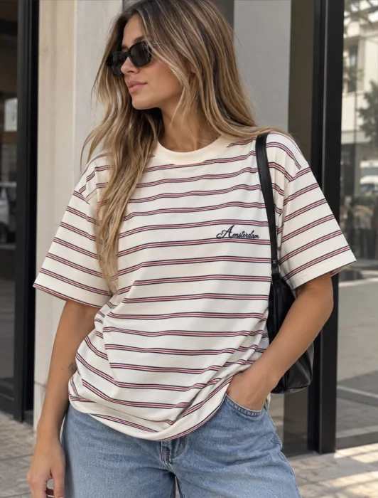 Remera Cream