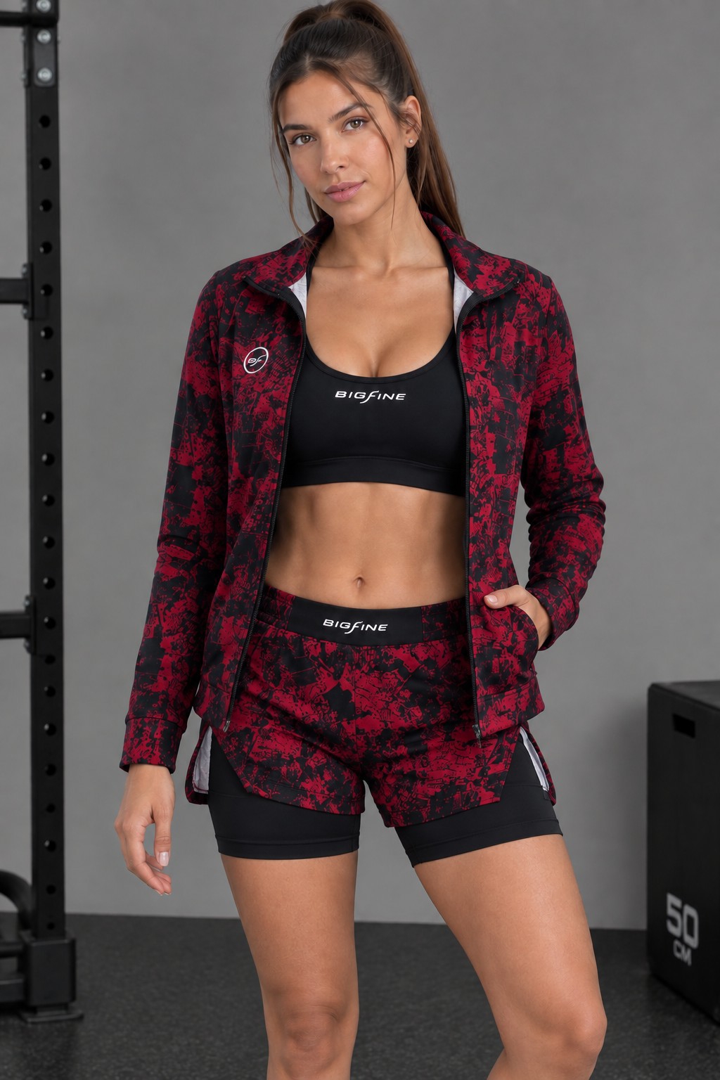 Conjunto Campera y Short con Calza - Imagen 2