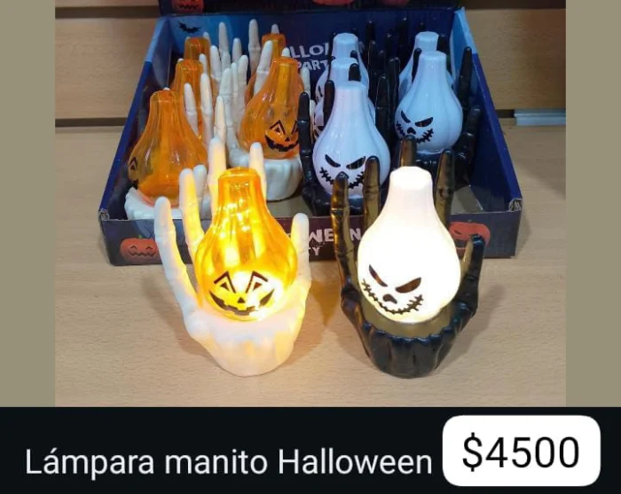 Lámpara Manito de Halloween