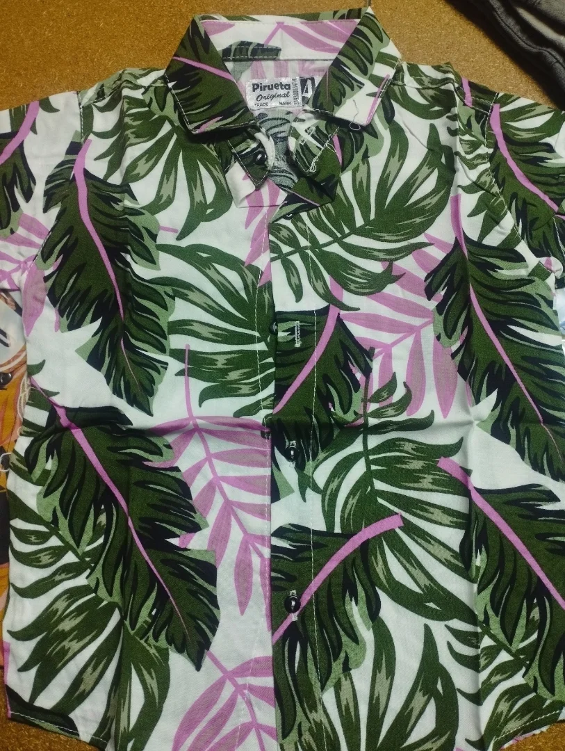 Camisa Fibrana Niño Hawaina - Imagen 1