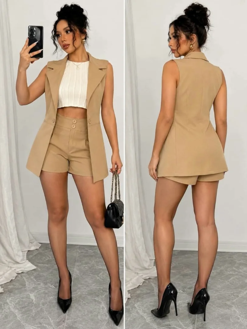 Conjunto Blaizer y Short Importado - Imagen 2