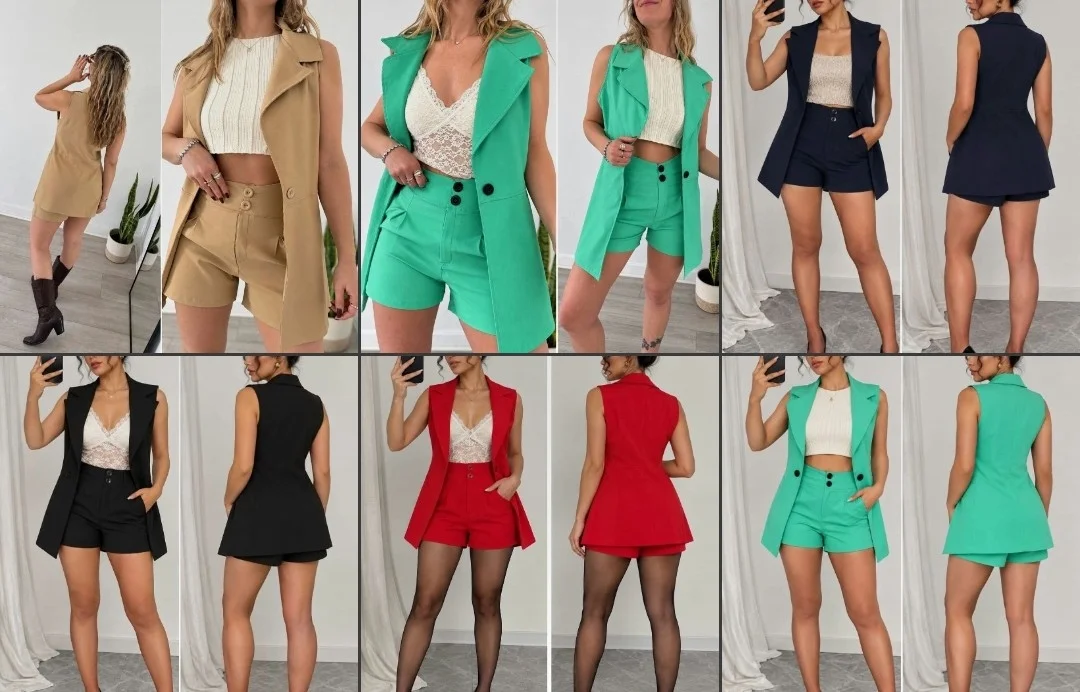 Conjunto Blaizer y Short Importado - Imagen 3