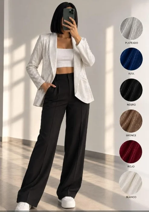 Blazer con Brillo