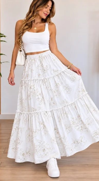 Polleras Estampadas