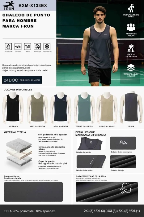 Musculosa Deportiva Irun