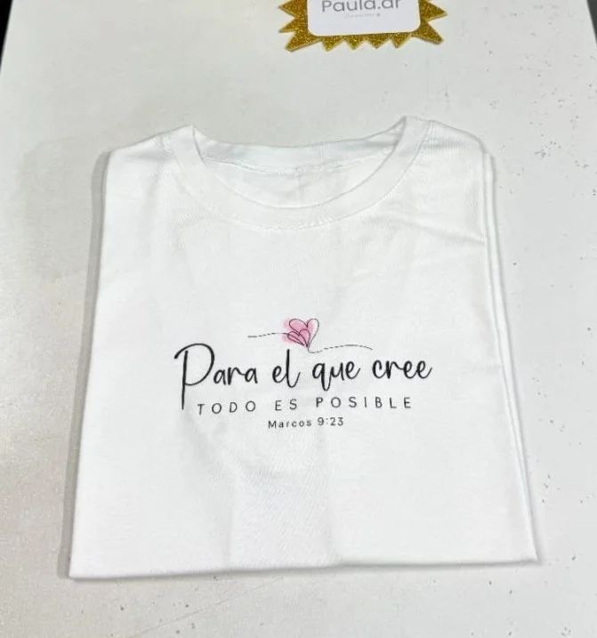 Remeras Cristianas Algodón Premium - Imagen 2