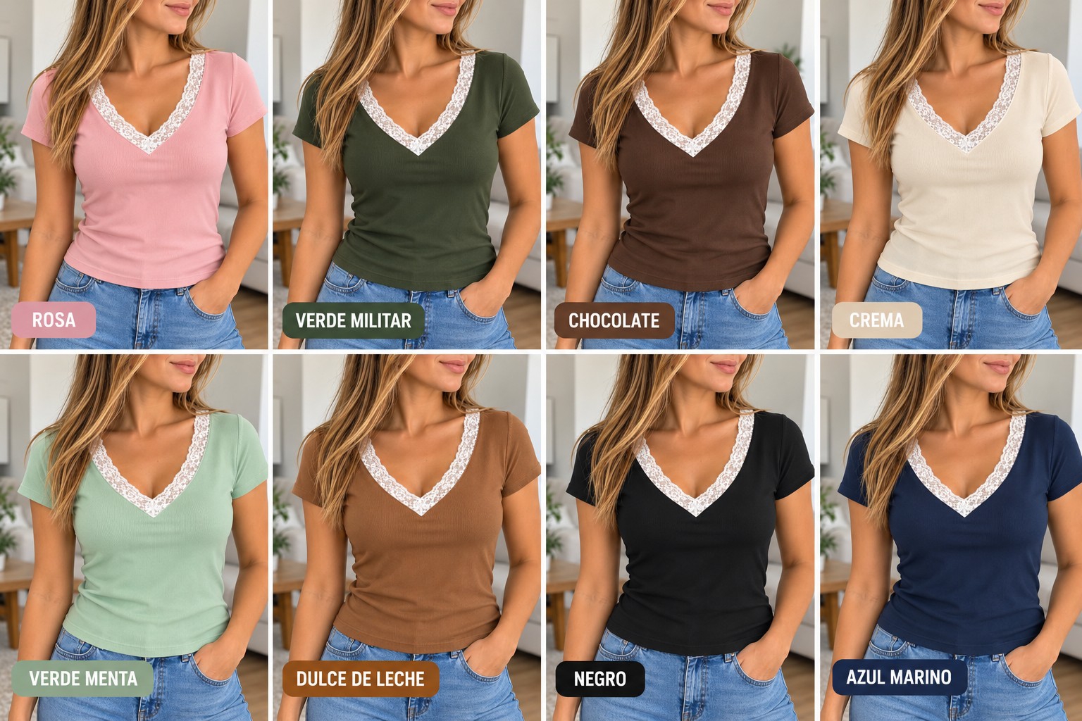 Remera Puntilla Micromorley - Imagen 3
