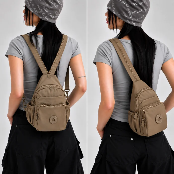 Mochila Bandolera 2 en 1 Impermeable Mujer