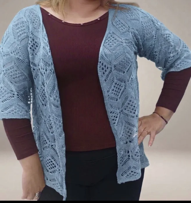 Nuevo Ingreso de Kimonos de Hilo Algodón  Calado