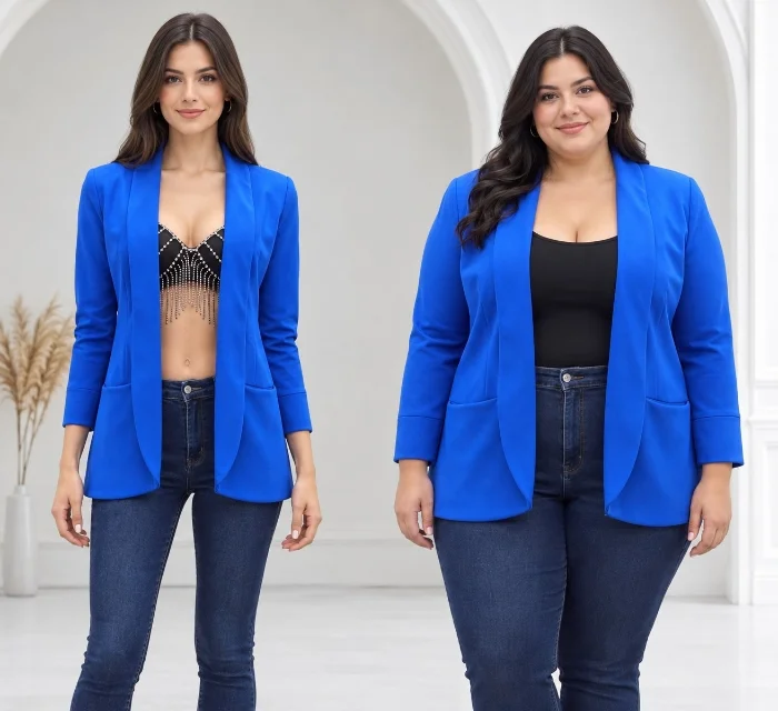 Blazer Crep de Dama Talle 2 al 10