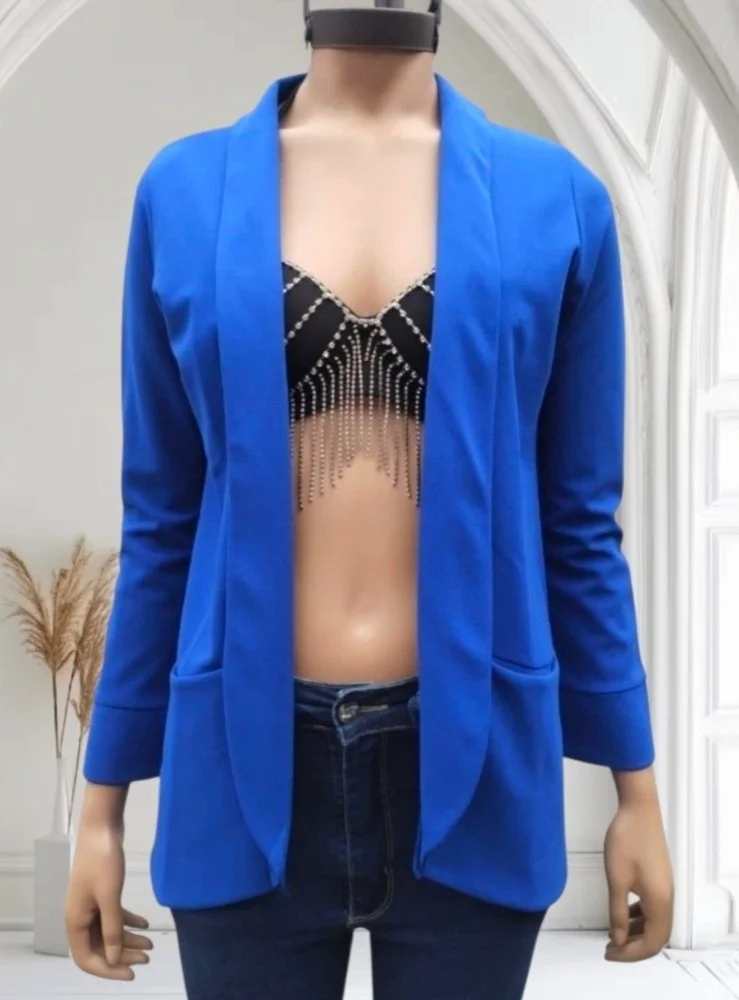 Blazer Crep de Dama Talle 2 al 10 - Imagen 2