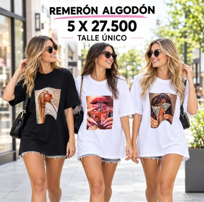 Remeron con Dtf Algodón Peinado