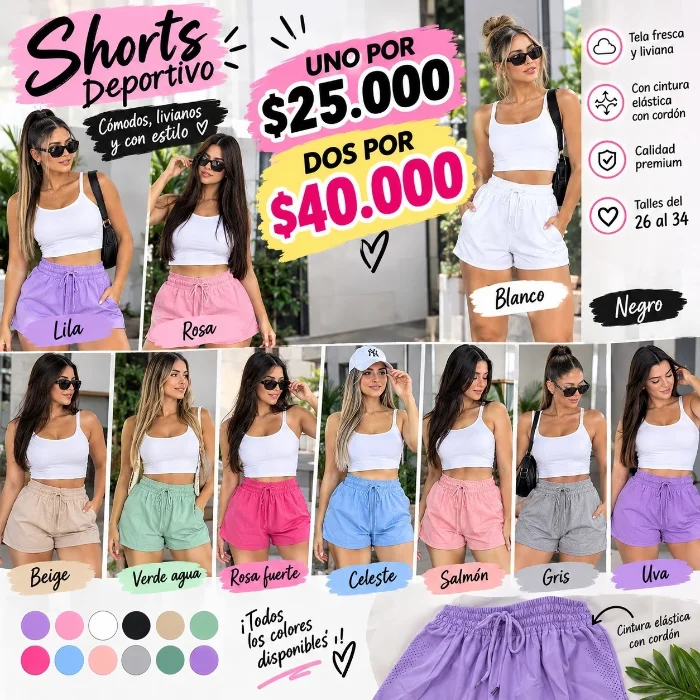 Short Importado para Damas