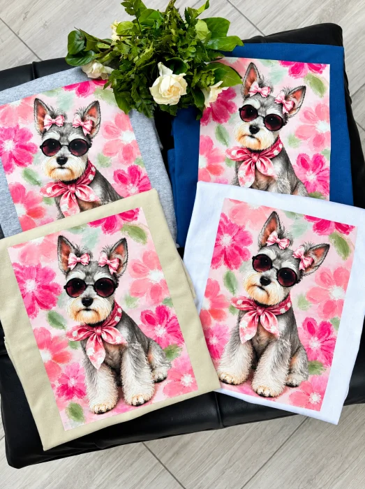 Remera  Perrito Coquette