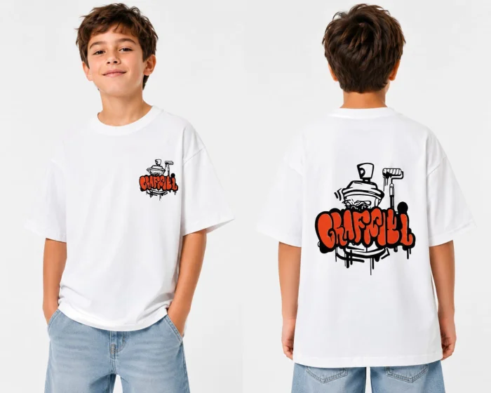 Remeras Oversize de Niño Algodón Peinado