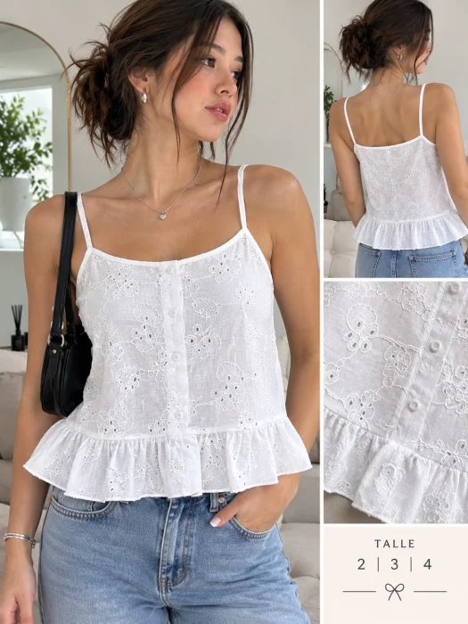 Solera con Broderi Floral