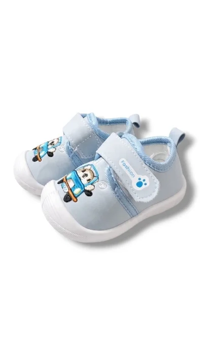 Zapatillas Bebe 16 - 21 Perrito Livianas Ajustables
