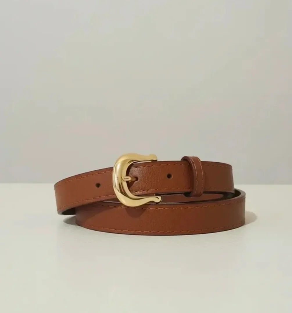 Cinturon Grecia Suela Gold Cuero Vacuno - Imagen 1