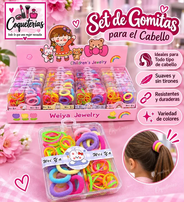 Caja de 20 Unidades de Set de Cabello