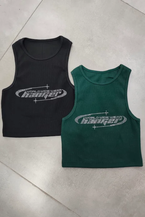 Musculosa Strass - Brillo