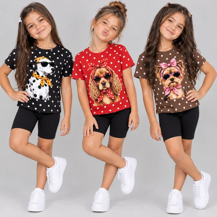 Remeras Perrunas a Lunares