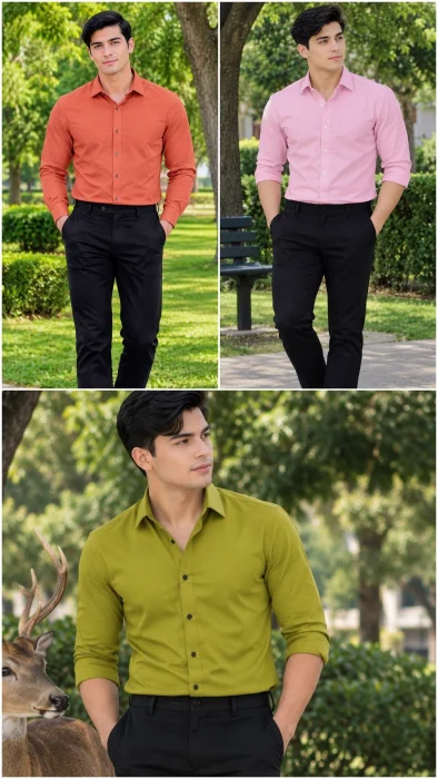 Camisa Elastizado Semi Ajustado