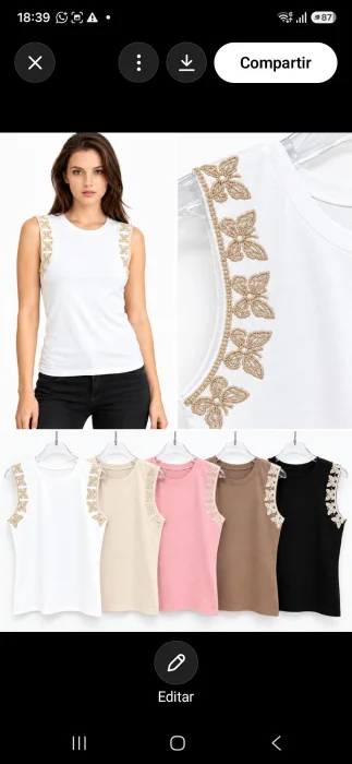 Musculosa Importada