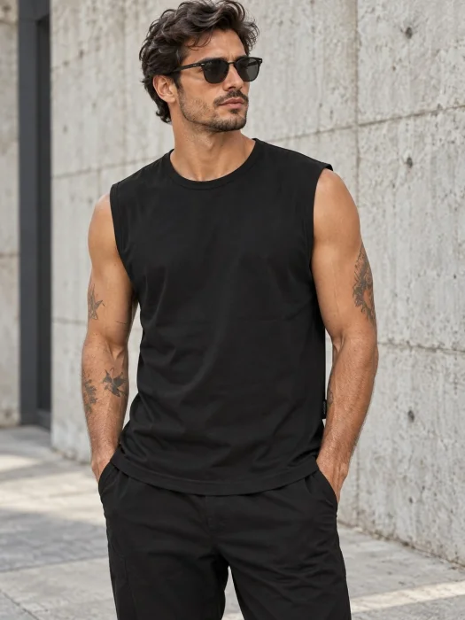 Remera sin Mangas Andoni Lisas