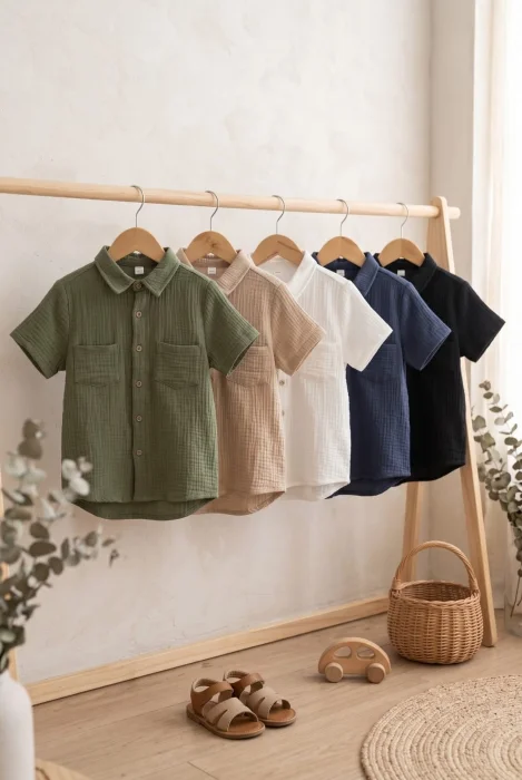 Camisa  Bebe 2a5 Coton Liso