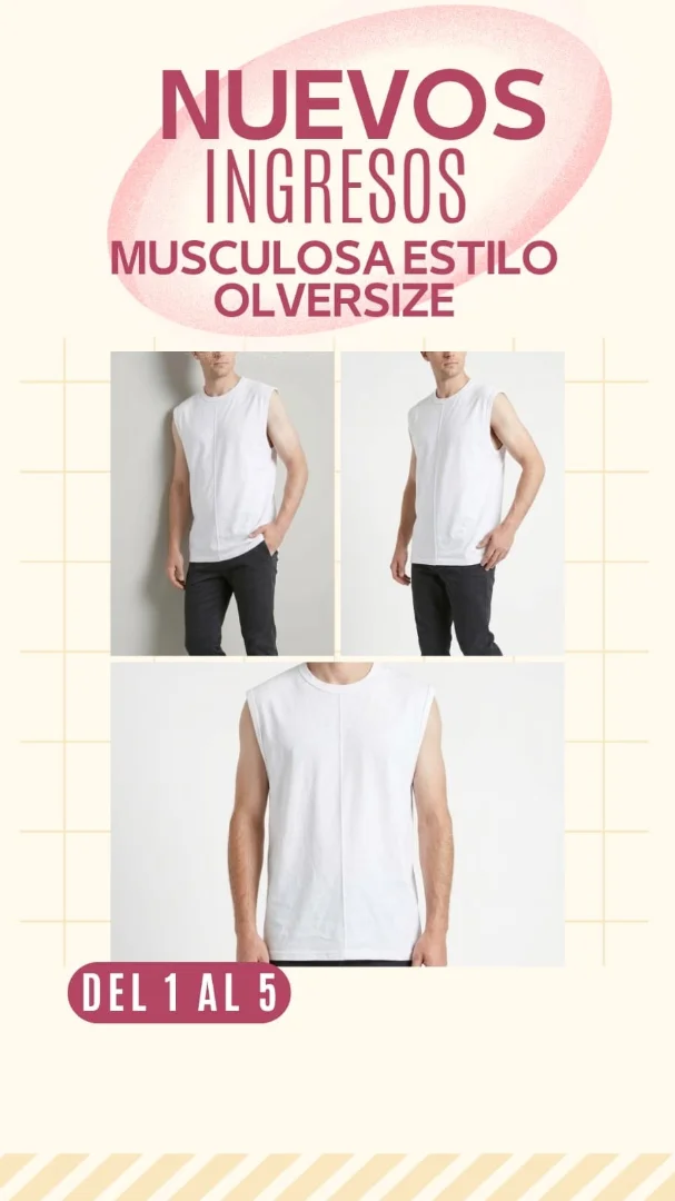 Musculosas Algodón 24/1 Mercerizada - Imagen 2
