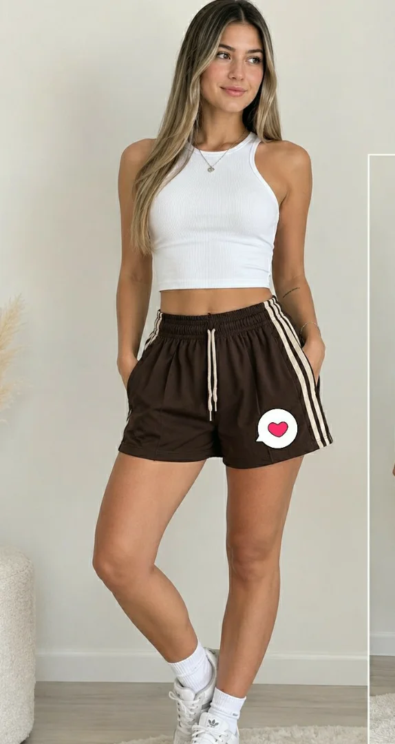 Short Deportivo Bordado - Imagen 1