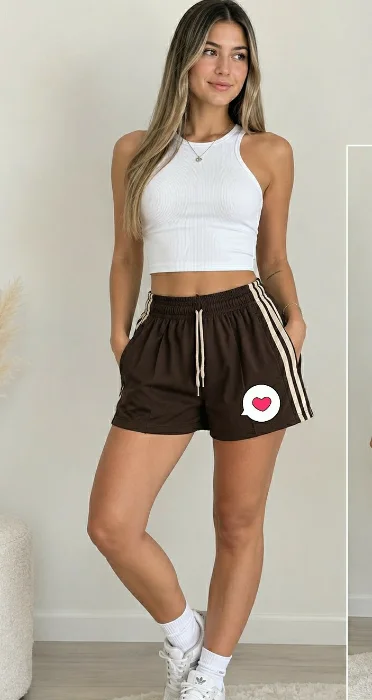 Short Deportivo Bordado