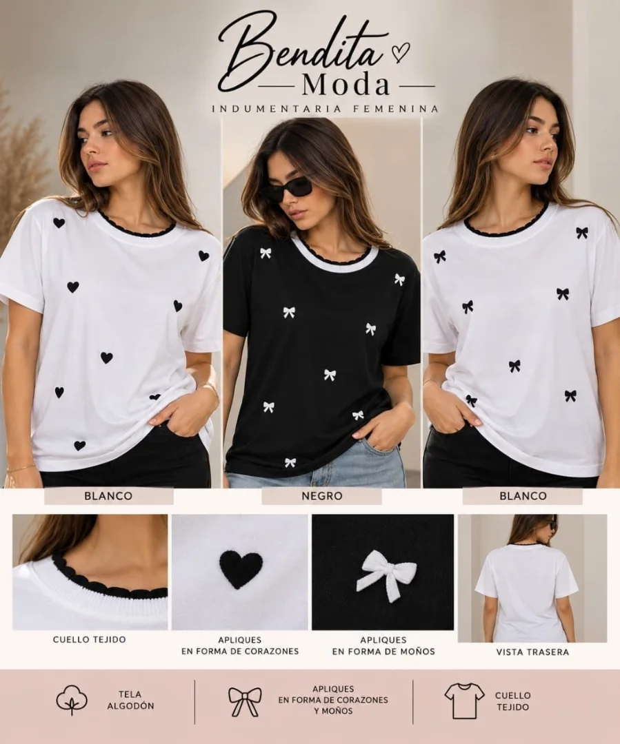 Remeras de Algodón - Imagen 1