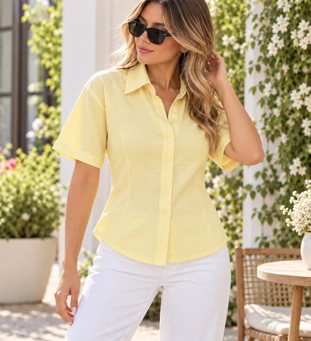 Camisa Ravena de Lino