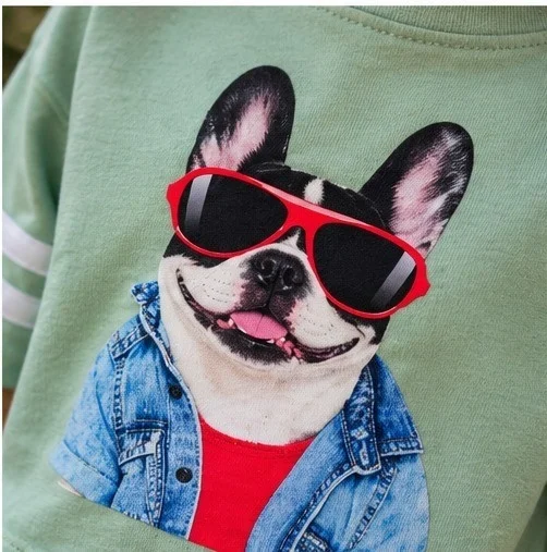 Remera Bulldog Mangas con Franja Blanco - Imagen 3