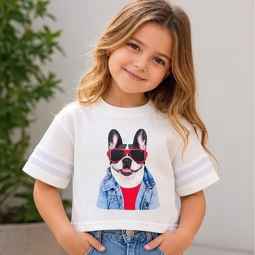 Remera Bulldog Mangas con Franja Blanco - Imagen 4