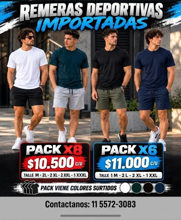 Remeras Deportivas Importadas