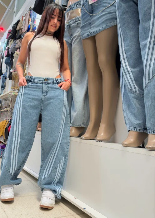Baggy Adis con Reguladores  Azul