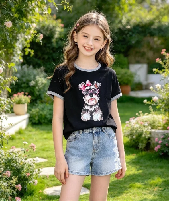 Remera de Niña Perrito