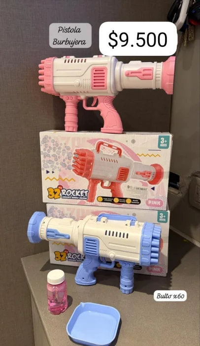 Pistola Burbujas