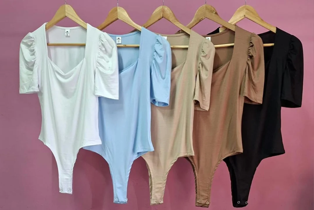 Body Cuello Espejo Puntilla Modal Viscosa Mujer Verano Dama Camisa Camiseta Remera - Imagen 3