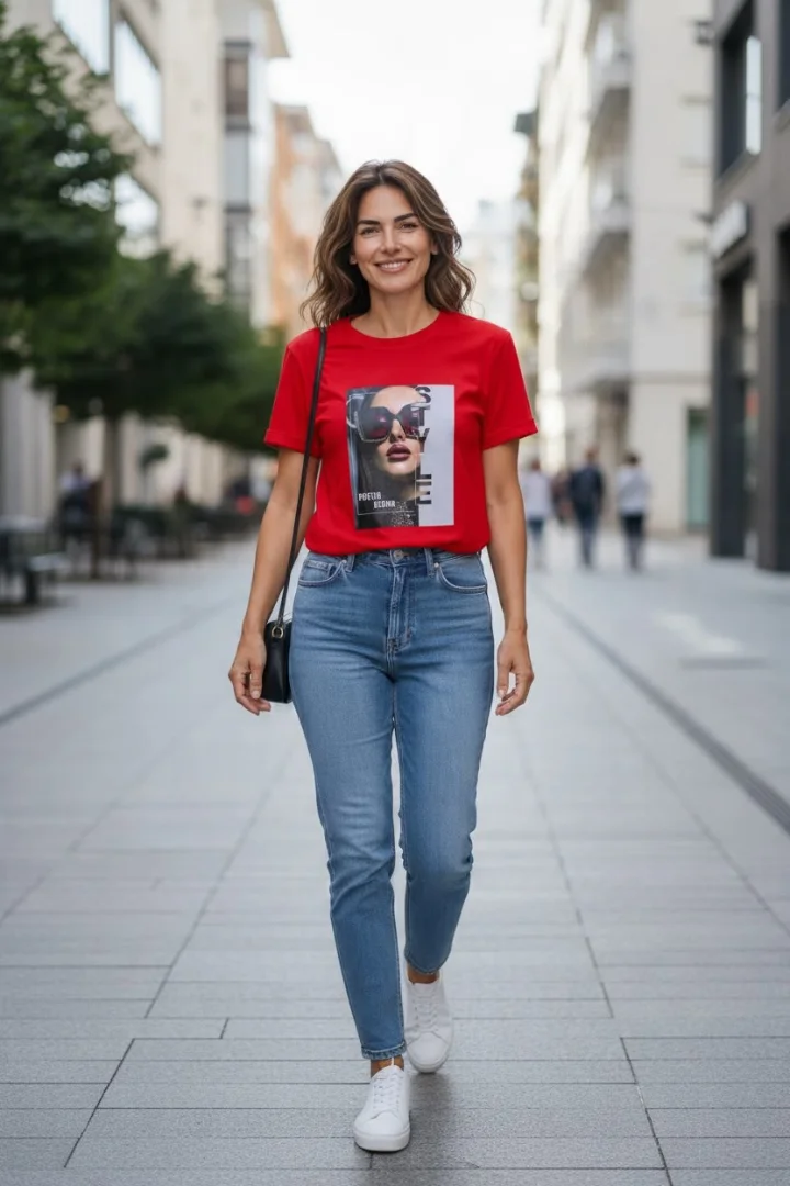 Remera Estampada Algodón Mujer Verano Dama Camisa Camiseta Remeron Top Manga Corta - Imagen 1