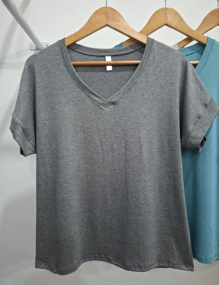 Remera Modal Soft Mujer Verano Dama Camisa Camiseta Remeron Top Manga Corta - Imagen 2